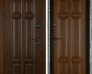 фото Входная дверь Термо Урал ПП Грецкий орех патина-грецкий орех