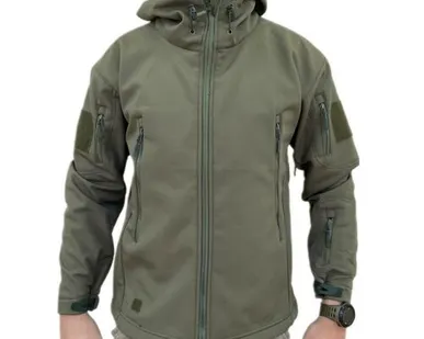 фото Куртка Soft Shell на флисе расцветки олива