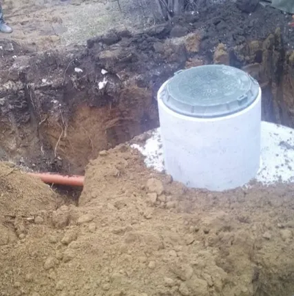 Фото №0 Септик из колец дренажный