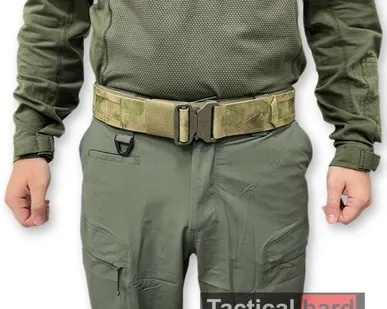 фото Тактический брючный ремень "Балдрик" с пряжкой ЗУБР Мох