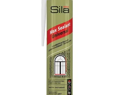 фото SILA PRO Max Sealant Universal Универсальный Силиконовый Герметик (Черный), 280 мл.