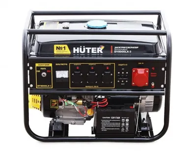 фото Портативный бензогенератор HUTER DY8000LX-3