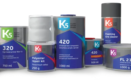 Фото №0 Грунт K5 Fast Filler - быстросохнущий (800+200 мл) в комп. с отвердителем