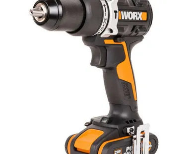фото дрель-шуруповерт ударная WORX WX352 20В 60Нм с АКБ