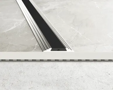 фото Порог с резинкой Effector 47 мм - Серебро - 0,9 м