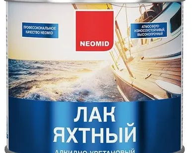 фото Неомид яхтный лак (9) - п/матовый алкидно-уретановый яхтный лак Neomid