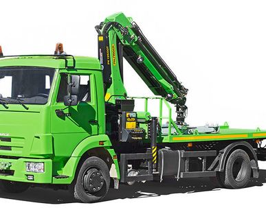 фото Эвакуатор с КМУ Palfinger PK 13500 T на шасси КАМАЗ 4308