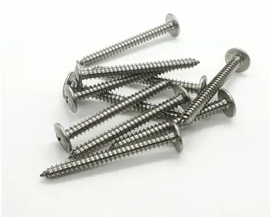 фото Саморез с прессшайбой 4.8х50 острый из нержавеющей стали А2, 10шт.