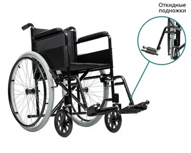 фото Кресло - коляска BASE 200 UU ОРТОНИКА (18", 46 см, 64 см, 17 кг)