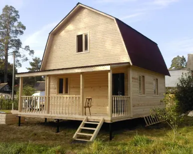 фото Построим дачу из бруса