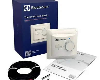 фото Термостат механический ETB-16 Basic 16А датчик пола Electrolux НС-1013675