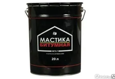 фото Мастика битумная гидроизоляционная холодного отверждения (17 кг/ 20 л), шт