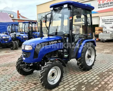 фото Трактор Lovol TE-354 с кабиной (1 гидровыход)