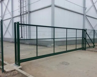 фото Ворота 3D откатные 2000x4000 мм