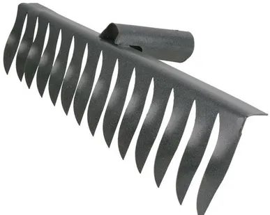 фото Грабли витые 14 зубцов без черенка (порошок)