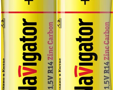 фото Элемент питания солевой 94 760 NBT-NS-R14-SH2 (шринка 2шт) Navigator 94760