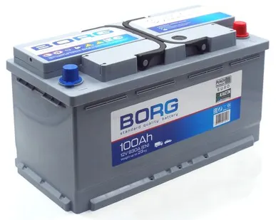 фото Аккумулятор BORG Standard 100 Ач о.п. (ТУРЦИЯ)