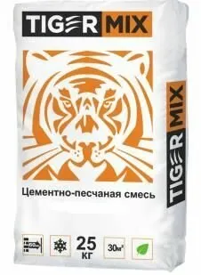 фото Смесь цементно-песчаная 25 кг TigerMix М150