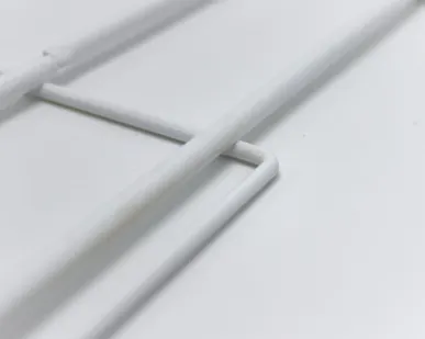 фото Ограждение для европолки 600мм, высота ограждения 55мм, окрашенное, белое