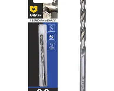 фото Сверло по металлу GRAFF, 6.0мм