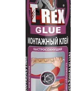 фото Жидкие гвозди Быстросохнущий T-REX 380 мл / (400гр) 12