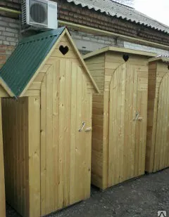 фото Туалет деревянный