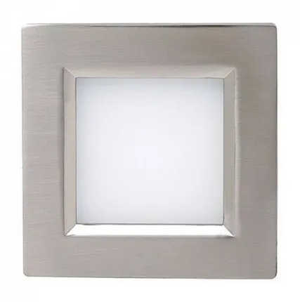 Фото №0 Светильник встраиваемый LED 6W 3000K HL684L квадрат хром/матовый HOROZ
