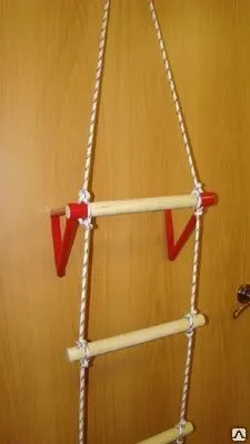 Фото №0 Лестница веревочная спасательная ЛВС 15 м