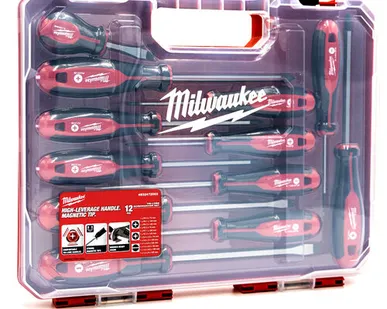 фото Набор отверток магнитных с 3-хгранной рукояткой в кейсе 12шт. Milwaukee