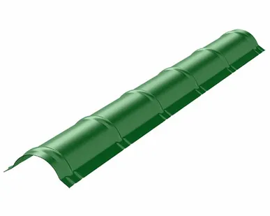 фото Конек черепичный 200х200х2500 мм, RAL6029 (зеленая трава)