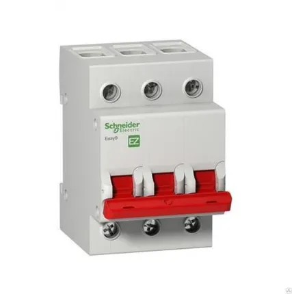 Фото №0 Выключатель нагрузки 3Р 100А 400В EASY9 Schneider Electric