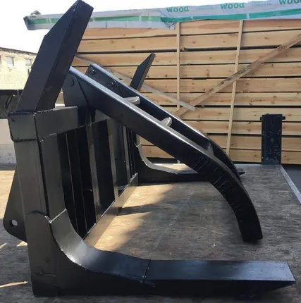 Фото №0 Вилы для леса с прижимом ВЛ-1.2 для фронтального погрузчика ПКУ ПФУ-1200