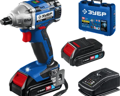 фото Ударный бесщеточный гайковерт, 2 АКБ (2 Ач), в кейсе GB-250-22