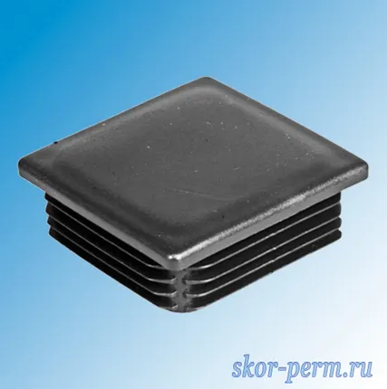 Фото №0 Заглушка пластиковая для трубы 50х50