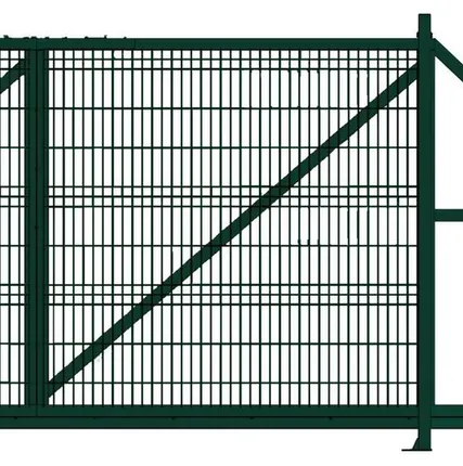 Фото №0 Ворота откатные Profi Lock 1,53x5,0 RAL 6005