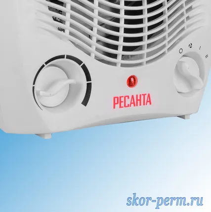 Фото №4 Тепловентилятор электрический спиральный РЕСАНТА ТВС-1 (2,0 кВт)