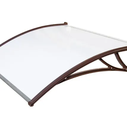 Фото №0 StopRain Козырек молочный (КС-Пбл) (150х93х28) см