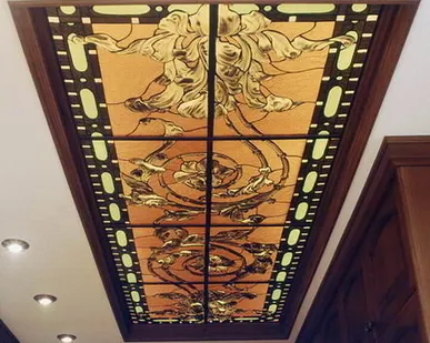 фото Витражные потолки.