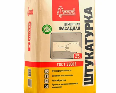 фото Штукатурка цементная Старатели фасадная 25кг