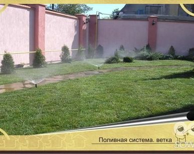 фото Системы автоматического полива монтаж