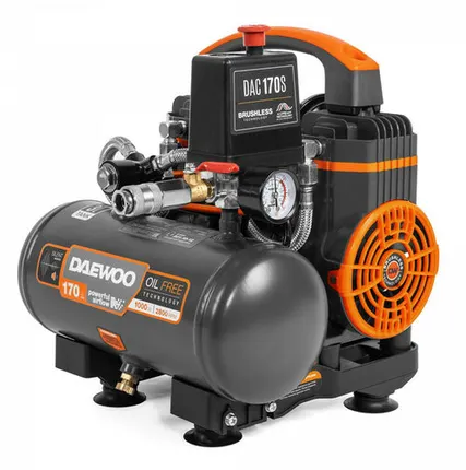 Фото №0 компрессор безмасляный DAEWOO DAC 170S 3л 170л/мин 1кВт