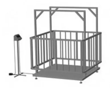 фото Платформенные весы с ограждением МВСК-3,0-ННС (1,5х1,5) УРАЛВЕС