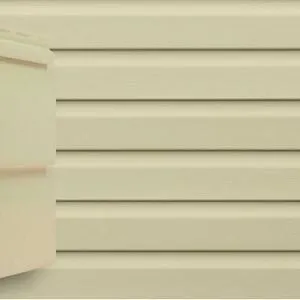 фото Сайдинг виниловый Grand Line Сибирский Брус Слоновая кость