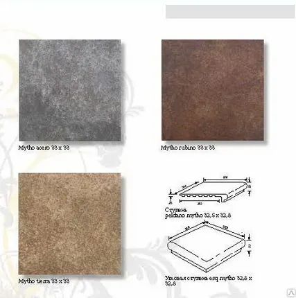 Фото №0 Клинкерные ступени и плитка "Mytho".