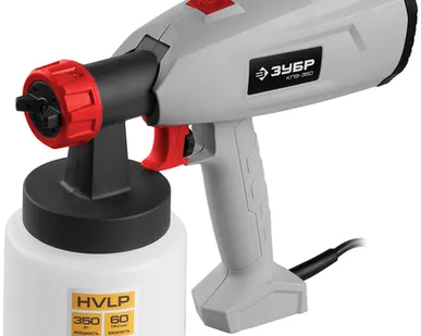 фото Сетевой краскопульт ЗУБР КПЭ-350, 350 Вт