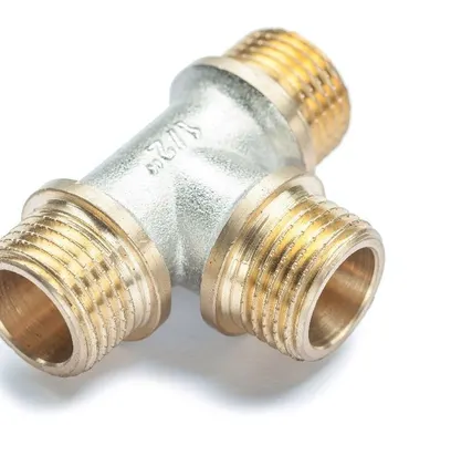 Фото №0 Тройник МП латунь Faro Дн 20х1/2"х20 НР пресс STC 6520