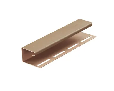 фото J-Профиль для винилового сайдинга 3050мм, КАПУЧИНО Дёке PREMIUM