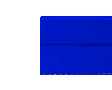 фото Сайдинг Кровля Сервис Брусnika гофрированный Ультрамаиново-синий 0,45 мм Полиэстер