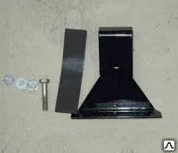 Фото №0 Кронштейн для лестницы к стене (черный).