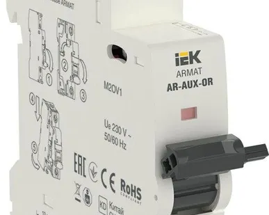 фото Расцепитель макс. напр. AR-AUX-OR 220...240В ARMAT IEK AR-AUX-OR-220-240